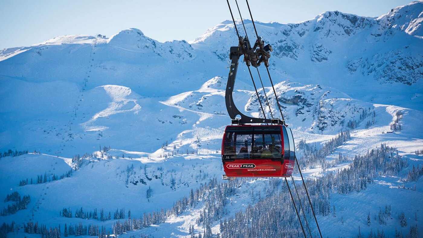 Peak 2 Peak Gondola Whistler, Kanada