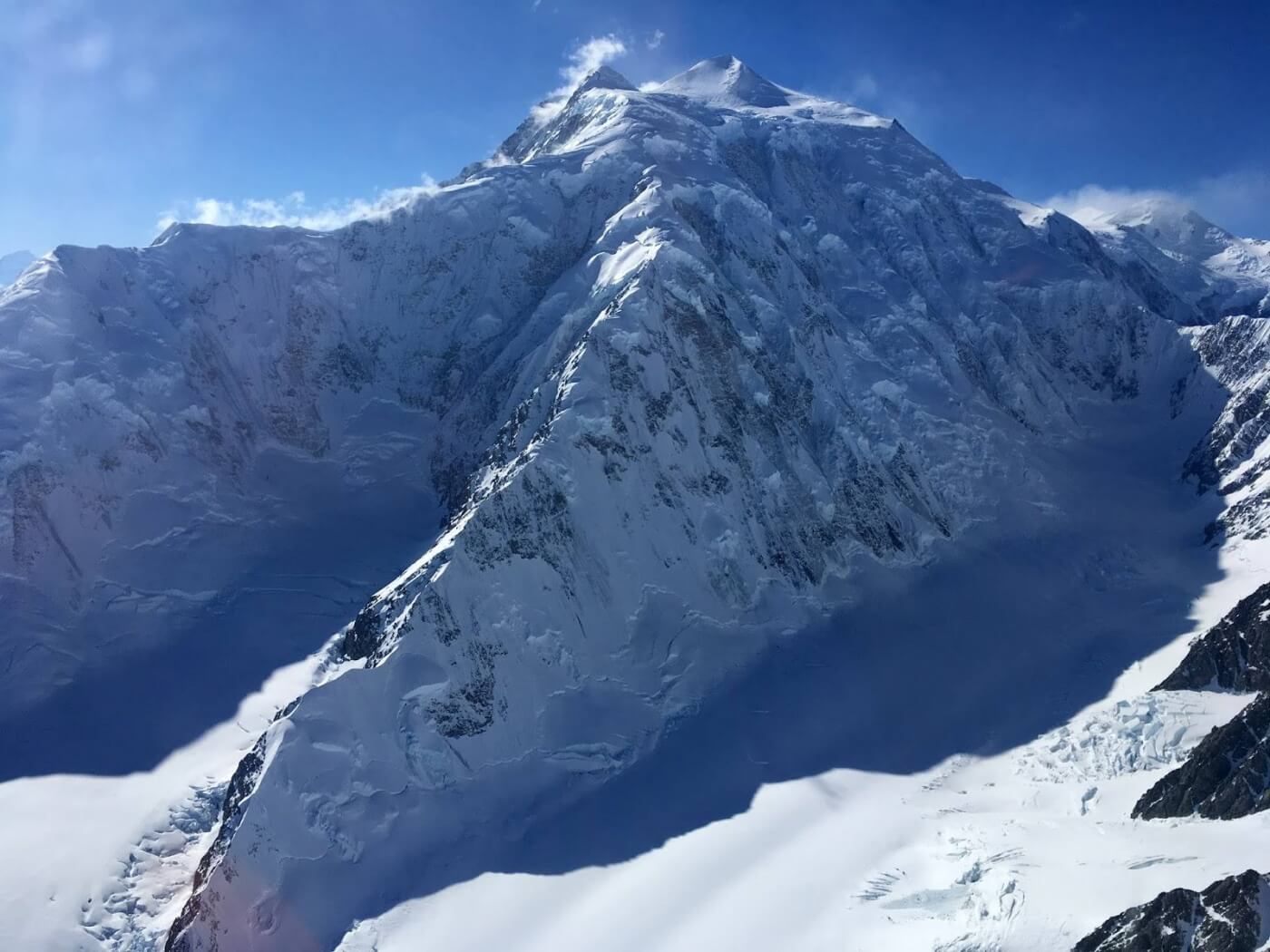 Gipfelpunkt des Mount Logan