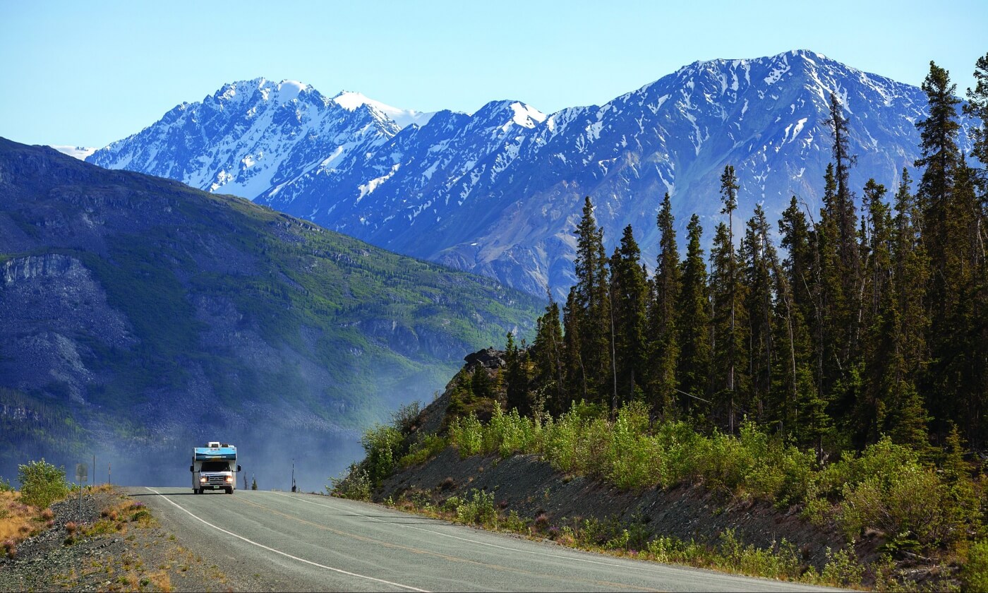 Wohnmobilfahren auf dem Alaska Highway, Kanada Rundreisen